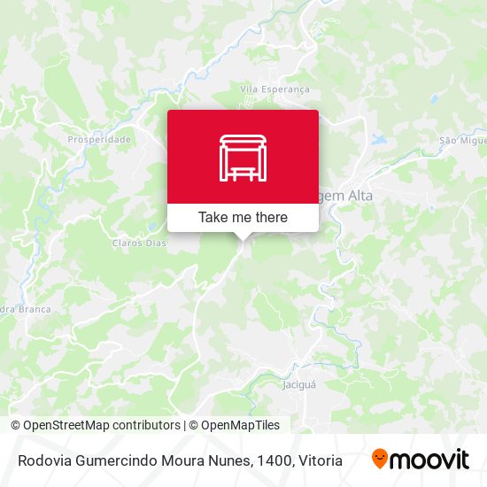 Rodovia Gumercindo Moura Nunes, 1400 map