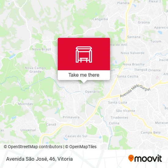 Avenida São José, 46 map