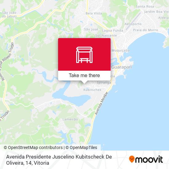 Avenida Presidente Juscelino Kubitscheck De Oliveira, 14 map