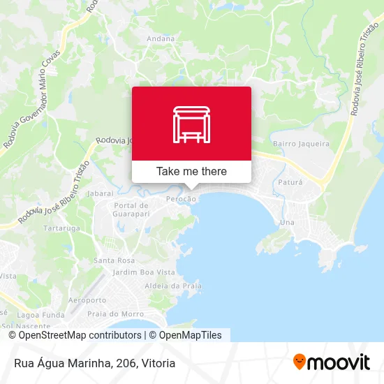 Rua Água Marinha, 206 map