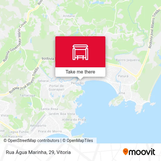 Rua Água Marinha, 29 map