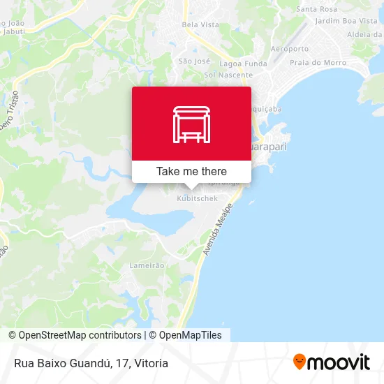 Rua Baixo Guandú, 17 map