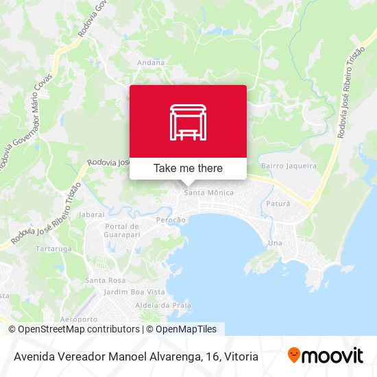 Avenida Vereador Manoel Alvarenga, 16 map