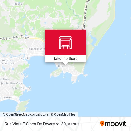 Rua Vinte E Cinco De Fevereiro, 30 map