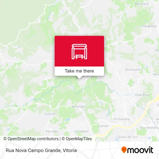 Rua Nova Campo Grande map