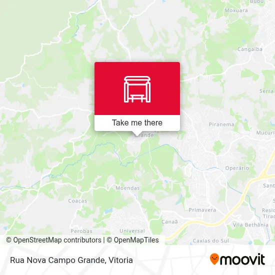Rua Nova Campo Grande map