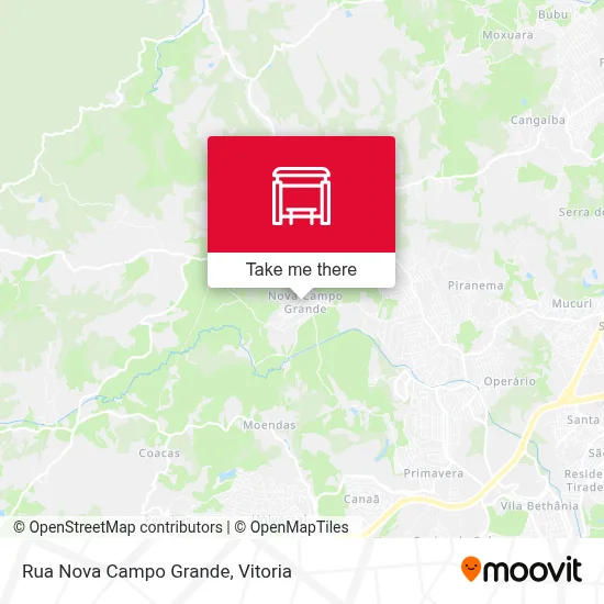 Rua Nova Campo Grande map