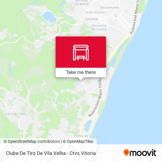 Clube De Tiro De Vila Velha - Ctvv map