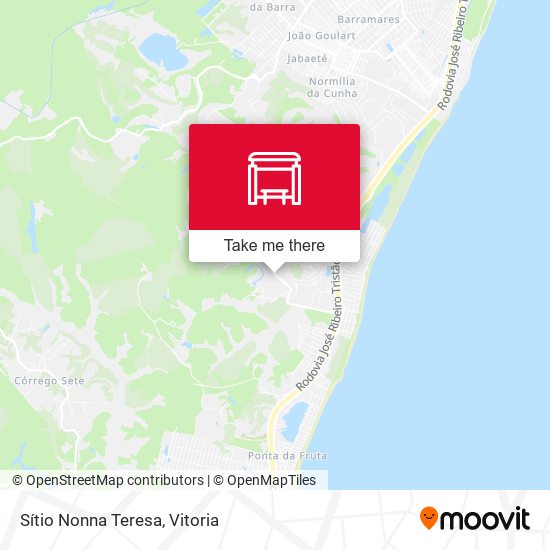 Sítio Nonna Teresa map