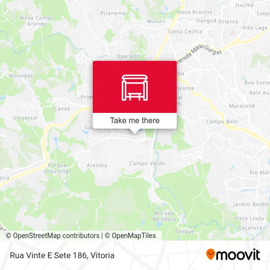 Rua Vinte E Sete 186 map