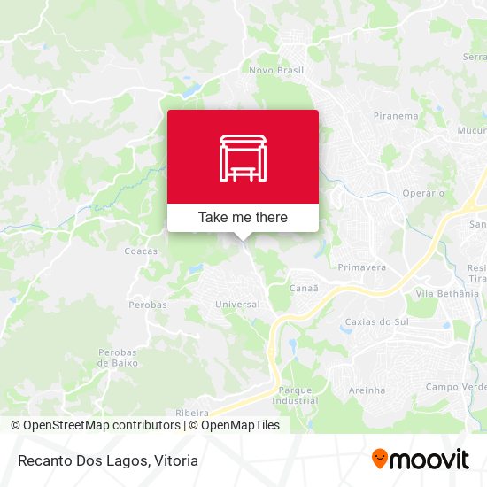 Recanto Dos Lagos map