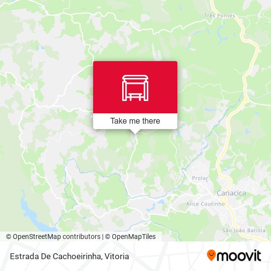 Estrada De Cachoeirinha map