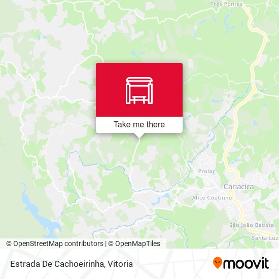 Estrada De Cachoeirinha map