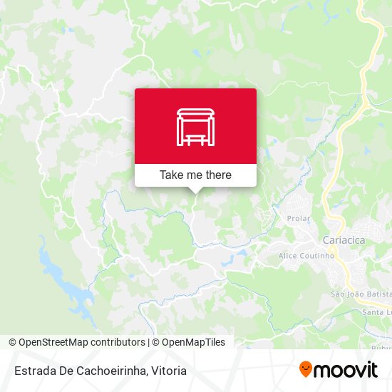 Estrada De Cachoeirinha map