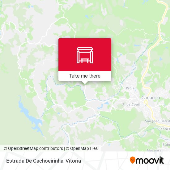 Estrada De Cachoeirinha map