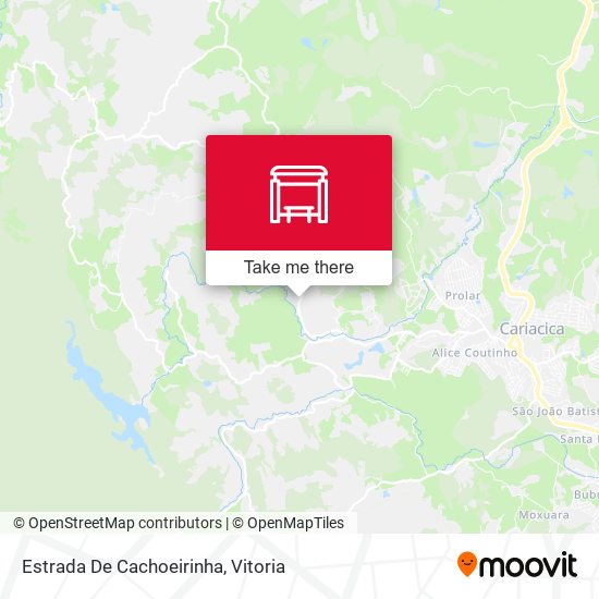 Estrada De Cachoeirinha map