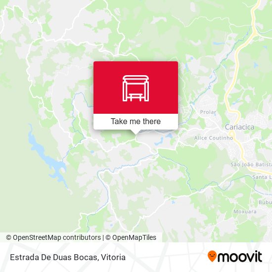 Estrada De Duas Bocas map