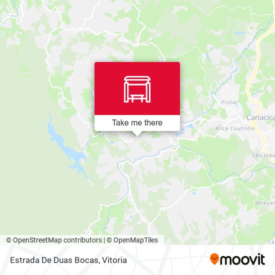 Estrada De Duas Bocas map