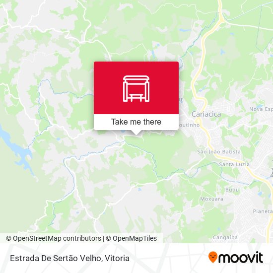 Estrada De Sertão Velho map