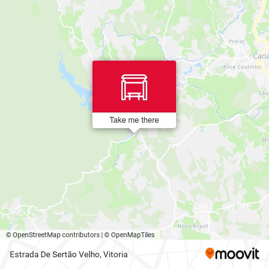 Mapa Estrada De Sertão Velho