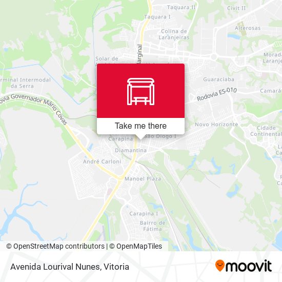 Avenida Lourival Nunes map