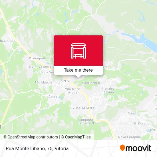Rua Monte Líbano, 75 map