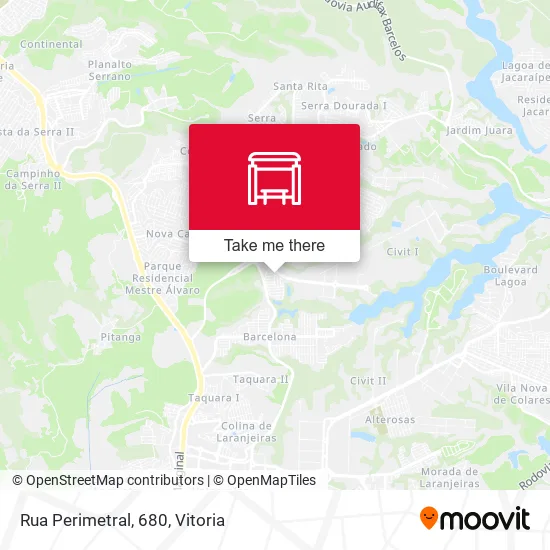 Rua Perimetral, 680 map