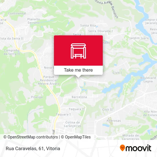 Rua Caravelas, 61 map