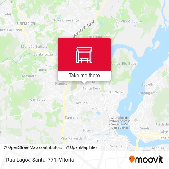 Rua Lagoa Santa, 771 map
