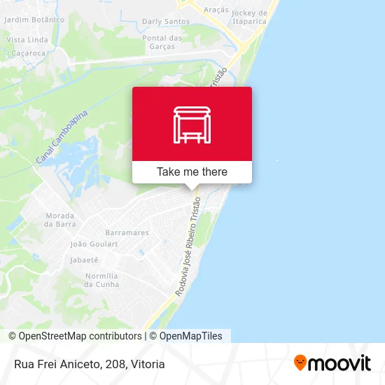 Rua Frei Aniceto, 208 map