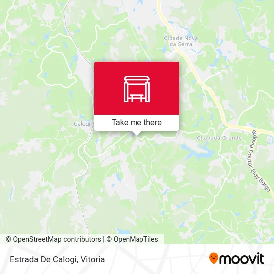 Estrada De Calogi map