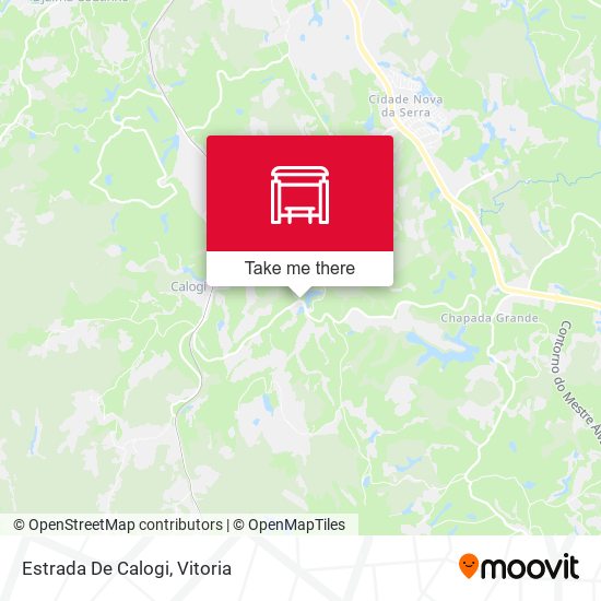 Estrada De Calogi map