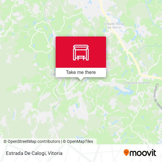 Estrada De Calogi map