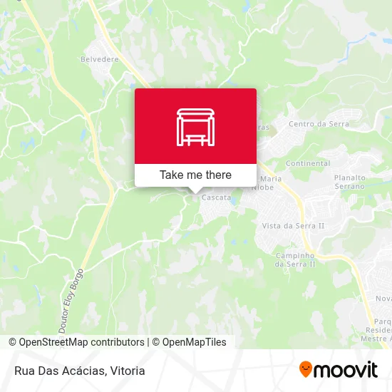 Rua Das Acácias map