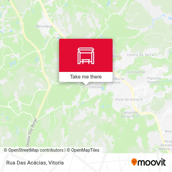 Rua Das Acácias map