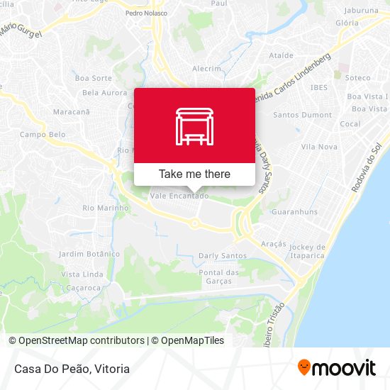 Casa Do Peão map