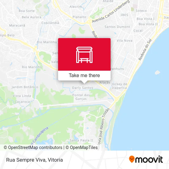 Rua Sempre Viva map