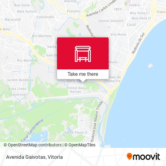 Avenida Gaivotas map
