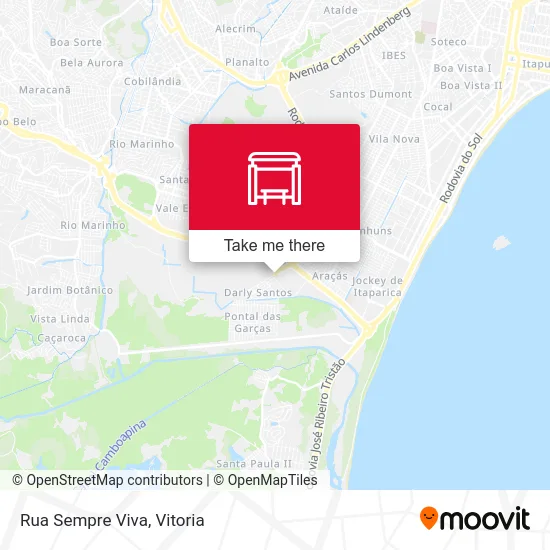 Rua Sempre Viva map