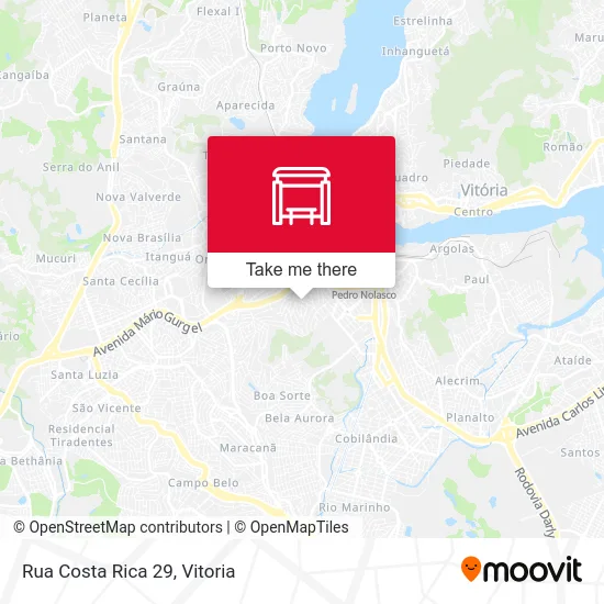 Rua Costa Rica 29 map