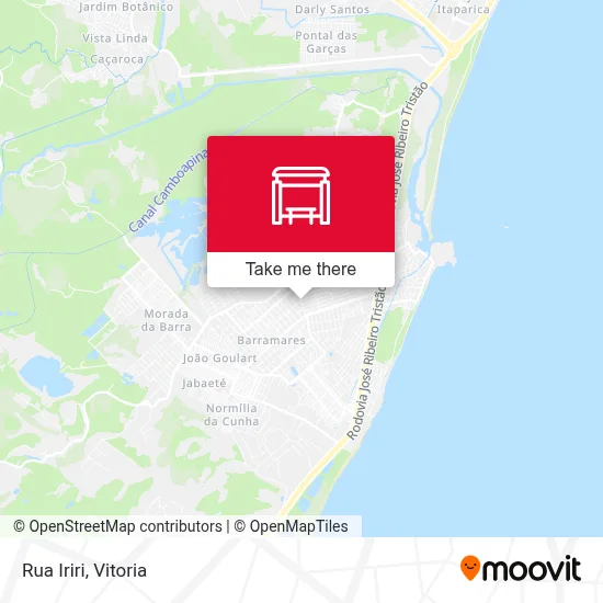 Rua Iriri map