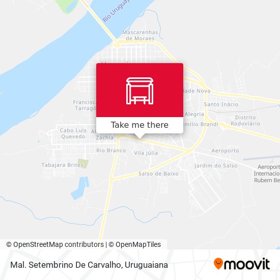 Mapa Mal. Setembrino De Carvalho