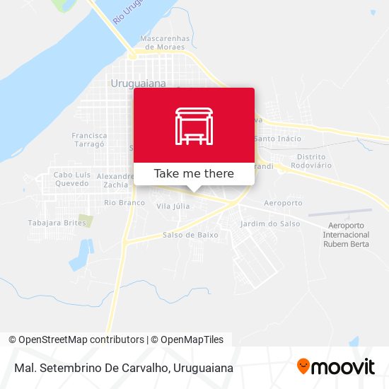 Mapa Mal. Setembrino De Carvalho