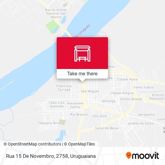 Mapa Rua 15 De Novembro, 2758