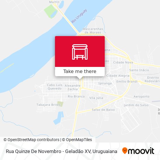 Mapa Rua Quinze De Novembro - Geladão XV