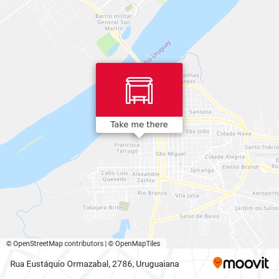 Mapa Rua Eustáquio Ormazabal, 2786