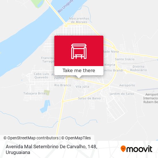 Mapa Avenida Mal Setembrino De Carvalho, 148