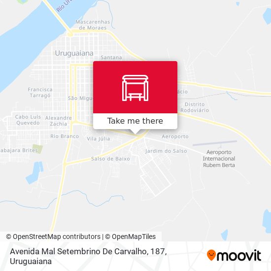 Avenida Mal Setembrino De Carvalho, 187 map