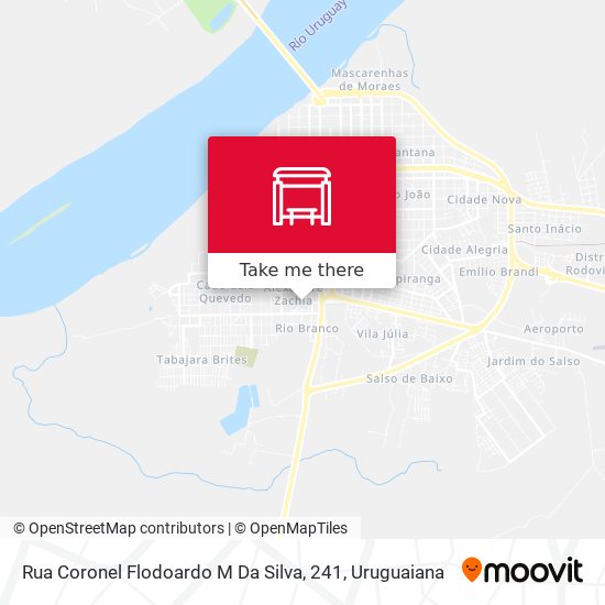 Rua Coronel Flodoardo M Da Silva, 241 map