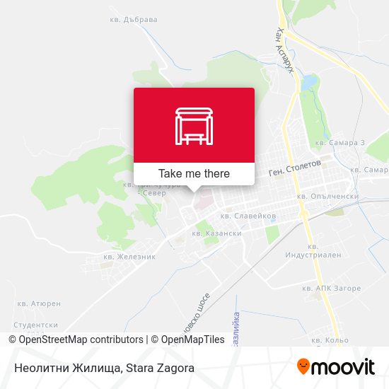 Карта Неолитни Жилища